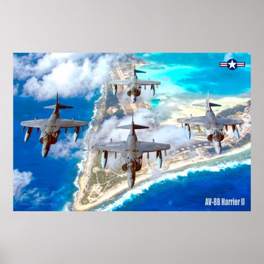 AV-8B HARRIER II POSTER (Voorkant)