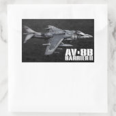 AV-8B Harrier II Rechthoekige Sticker (Tas)