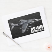 AV-8B Harrier II Rechthoekige Sticker (Envelop)