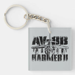 AV-8B Harrier II Square (dubbelzijdige) Sleutelhan Sleutelhanger