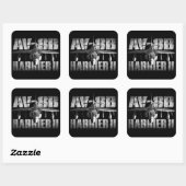 AV-8B Harrier II-Sticker Vierkante Sticker (Vel)