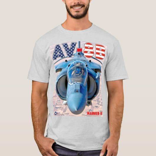 AV-8B HARRIER II T-SHIRT (Voorkant)