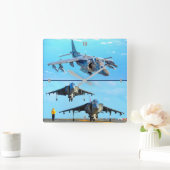 AV-8B HARRIER II VIERKANTE KLOK (Huis)