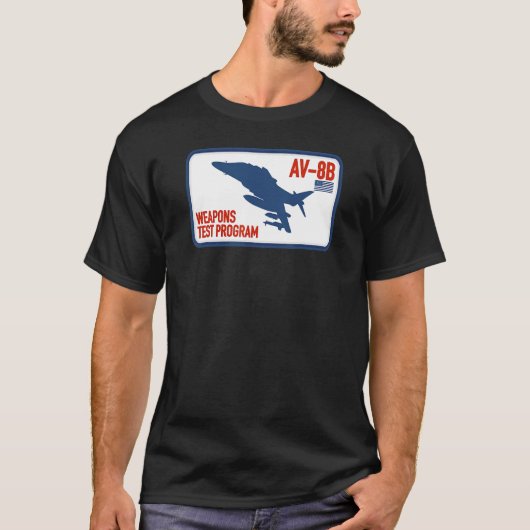 Av 8b vliegtestprogramma 1 t-shirt (Voorkant)
