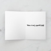 AV- de gelukkige Kaart van de Verjaardag van de (Binnen)