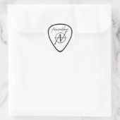 AV Guitar Pick Sticker (Tas)