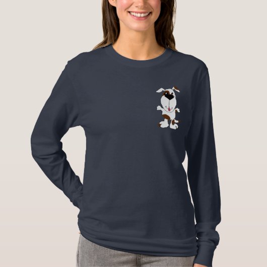 AV- Happy Dog Cartoon Shirt (Voorkant)