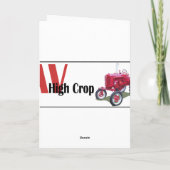 AV hoog Gewas Feestdagen Kaart (Achterkant)