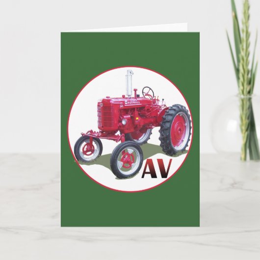 AV hoog Gewas Feestdagen Kaart (Voorkant)