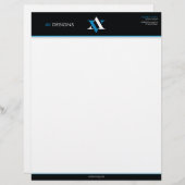 av letterhead briefhoofd ontwerp (Voorkant / Achterkant)