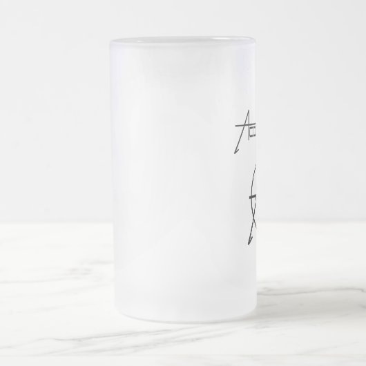 AV-naam en Logo bevroren Mok (Center)