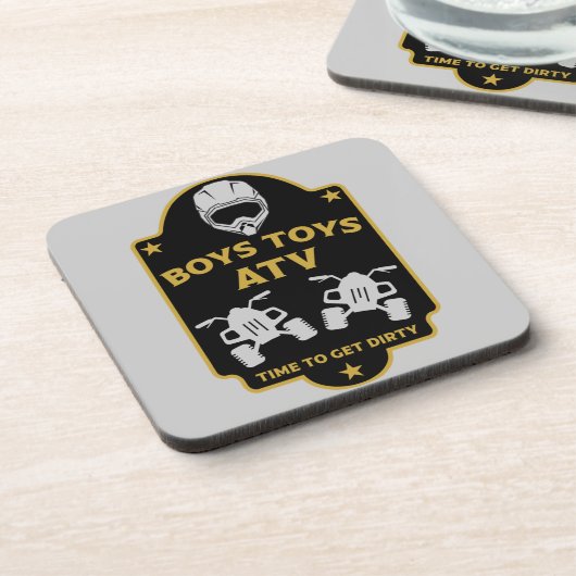 AV quad-avonturen Bier Onderzetter (Linkerzijde)