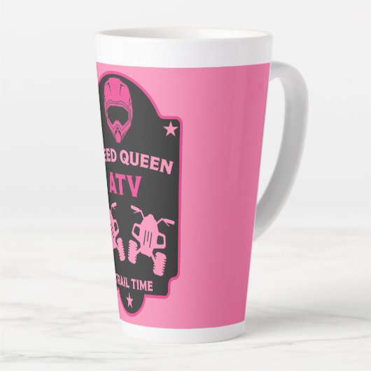 AV quad-avonturen Latte Mok (Rechterhoek)