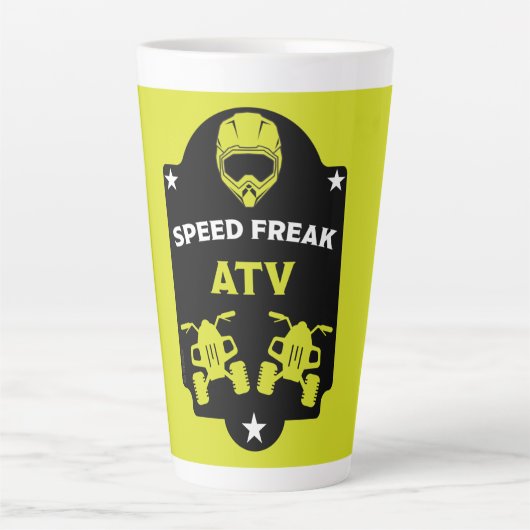 AV quad-avonturen Latte Mok (Voorkant)