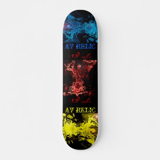 AV RELIC SK8 DECK Phoenix Element Skateboard (Voorkant)