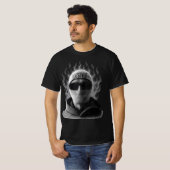 AV STYLE Flame Masked Streetwear T-shirt (Voorkant volledig)