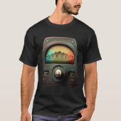 AV Technician Volume VU Meter Audio Tech Sound Rec T-shirt (Voorkant)