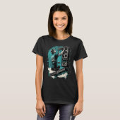 AV-technicus luidsprekerinstallatie audio visueel T-shirt (Voorkant volledig)