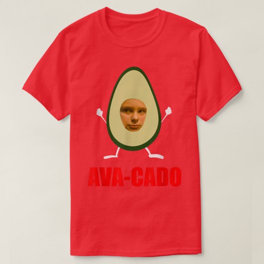 Ava Avocado T-shirt (Design voorkant)