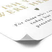 AVA Boho Bourgondië Succulent in liefdevolle herin Poster (Hoek)