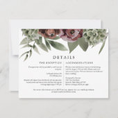 AVA Burgundy Floral Succulent Desert — Kaart (Voorkant)