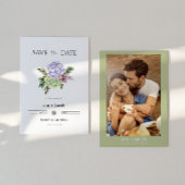 AVA Cactus Floral Succulent Desert Save the Date Kaart
