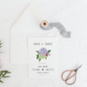 AVA Cactus Floral Succulent Desert Save the Date Kaart