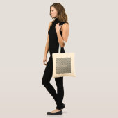 Ava custom tas van canvas stof boodschappentas (Voorkant (model))