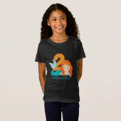 Ava - De Mermaid Goddess 2e verjaardag T-Shirt (Voorkant volledig)