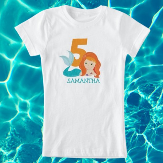 Ava - De Mermaid Goddess 5 jaar T-Shirt