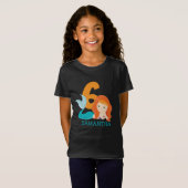 Ava - De Mermaid Goddess 6 de verjaardag T-Shirt (Voorkant volledig)