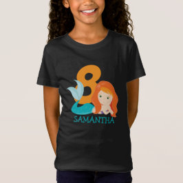 Ava - De Mermaid Goddess 8e verjaardag T-Shirt