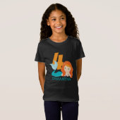 Ava - De Mermaid Goddess vierde verjaardag T-Shirt (Voorkant volledig)