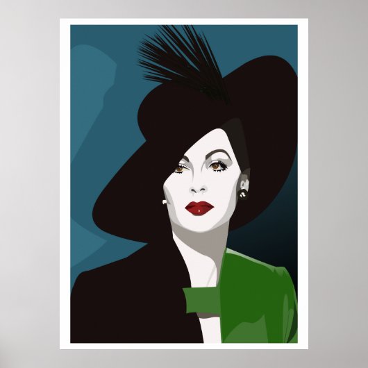 Ava Gardner poster (Voorkant)