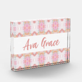 Ava Grace Print Decoratief Acryl Blok