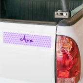 Ava in Paars Bumpersticker (Op Truck)