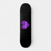 Ava in Paars Persoonlijk Skateboard (Voorkant)