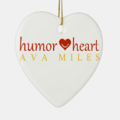 Ava Miles "Humor Heart" Ornament (Rechts)