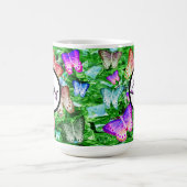 Ava-naam met vlucht van de botervliegen, koffiemok (Center)