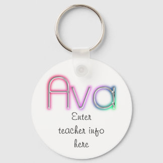 Ava Name Tag Sleutelhanger