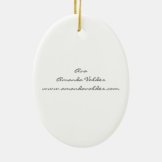 "Ava" Ornament (Achterkant)