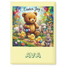 AVA ~ PAAS TETTERBEER Paaskuikens ~  Magneet