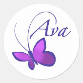 Ava Ronde Sticker (Voorkant)