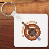 Ava Silva Warrior Nun Sleutelhanger (Voorkant)