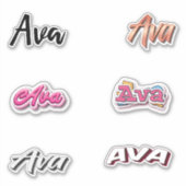 Ava Sticker Pack (Voorkant)