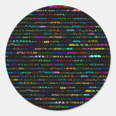 Ava Text Design I Sticker (Voorkant)