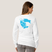 Avaaz lichtgewicht hoodie t-shirt (Achterkant volledig)