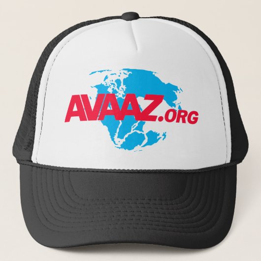 Avaaz.org Trucker Hat Trucker Pet (Voorkant)