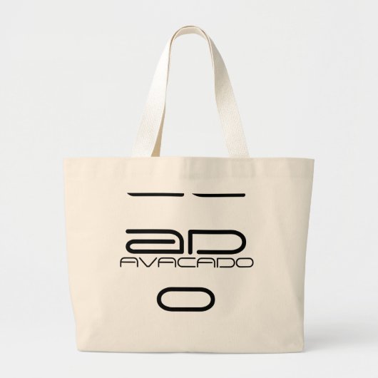 AVACADO GROTE TOTE BAG (Voorkant)