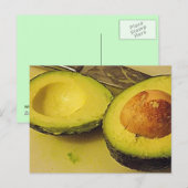 Avacado-kaart Briefkaart (Voorkant / Achterkant)